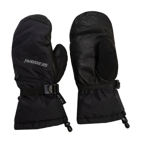 skihandschoenen Mitts 4000 polyester zwart maat S