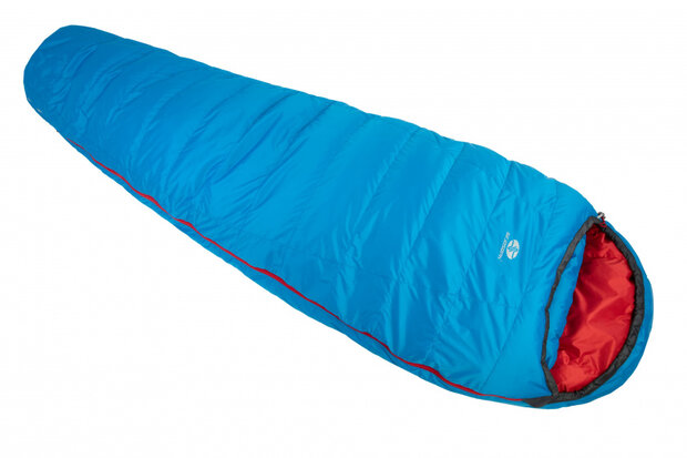 slaapzak Rimo II 600 170 cm polyester blauw/rood