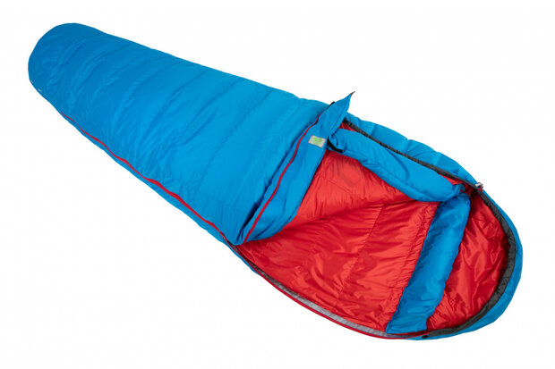 slaapzak Rimo II 600 170 cm polyester blauw/rood