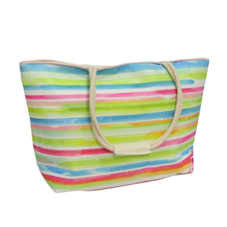 strandtas California 26 liter polyester groen