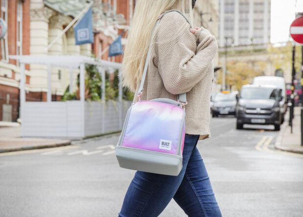 koeltas Built 7 liter 24 x 26 cm polyester roze