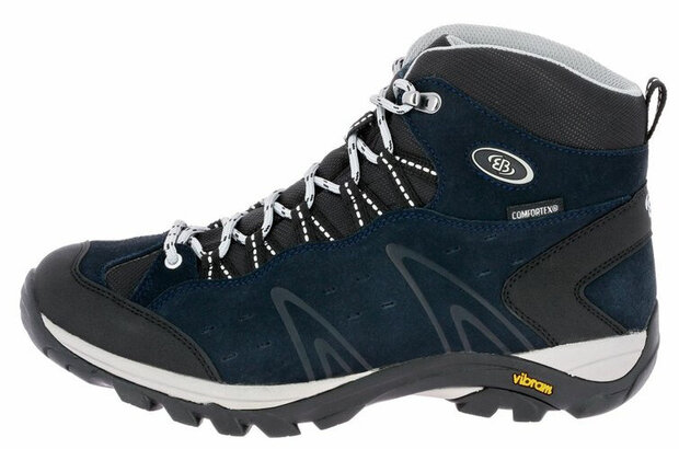 wandelschoenen Mount Bona High heren su&egrave;de navy mt 42