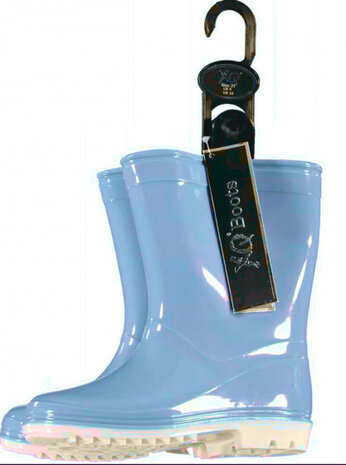 regenlaarzen halfhoog junior rubber lichtblauw mt 26