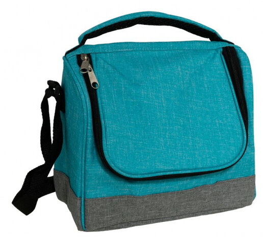 koeltas 8 liter 25 x 15 x 21 cm polyester turquoise