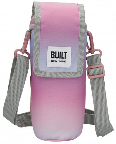 flessentas Built New York 9 x 11 x 25 cm roze/lila