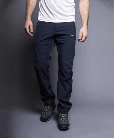 wandelbroek heren 4-way stretch nylon navy maat XL