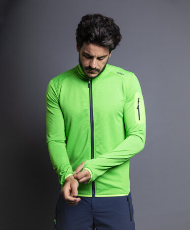 outdoorvest Grid-Tech heren polyester groen maat 3XL