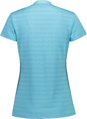 T-Shirt dames&nbsp;polyester/elastaan lichtblauw maat 48