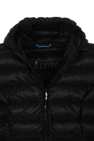 donsjas Belfast dames nylon zwart maat XXL