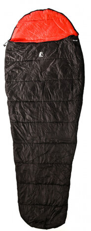 slaapzak Ibex Loft 80 210 cm polyester zwart