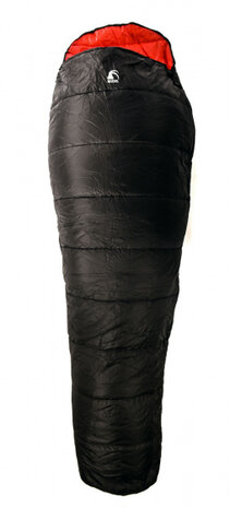 slaapzak Ibex Loft 80 210 cm polyester zwart