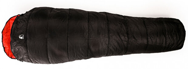 slaapzak Ibex Loft 80 210 cm polyester zwart