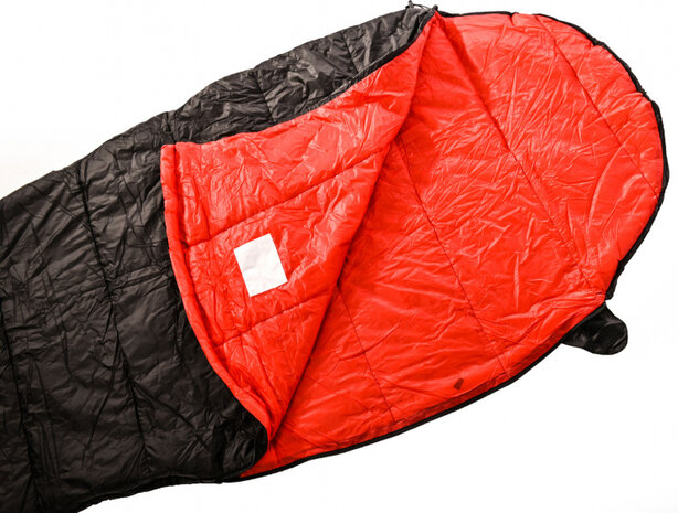 slaapzak Ibex Loft 80 210 cm polyester zwart