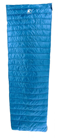 slaapzak Ibex Travel Light 230 cm nylon blauw
