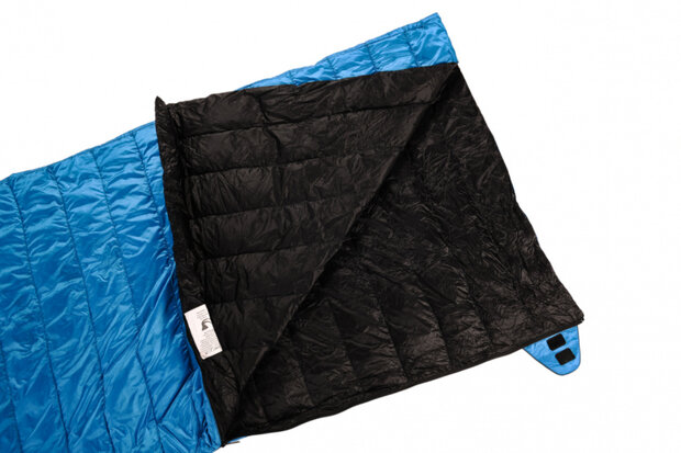slaapzak Ibex Travel Light 230 cm nylon blauw