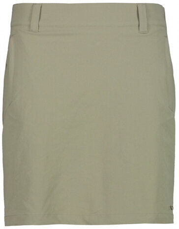 outdoorrok dames nylon/elastaan beige maat 44
