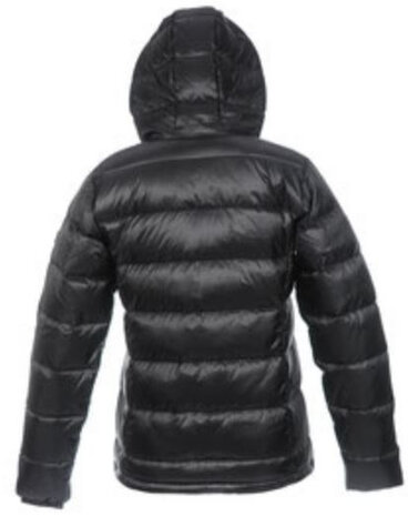 donsjas Atsana dames nylon/dons zwart maat 3XL