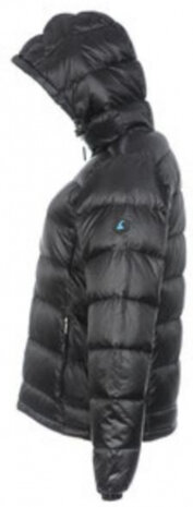 donsjas Atsana dames nylon/dons zwart maat 4XL