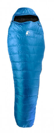 slaapzak Ibex 700 255 cm nylon blauw
