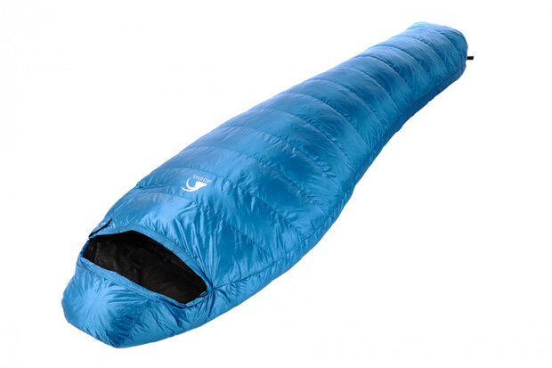 slaapzak Ibex 700 255 cm nylon blauw