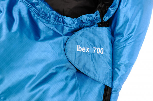 slaapzak Ibex 700 255 cm nylon blauw
