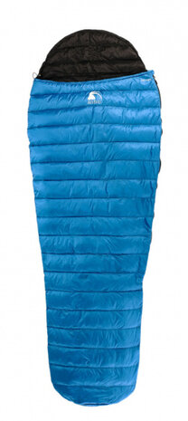 slaapzak Ibex Light 215 cm nylon blauw