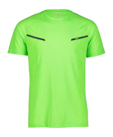 T-shirt heren polyester lichtgroen maat XL