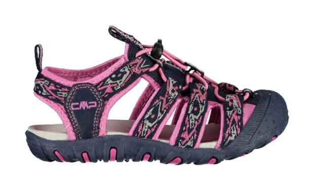 wandelsandalen Sahiph junior polyester/EVA blauw/roze maat 29