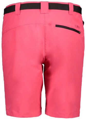outdoorbroek dames polyester/elastaan roze maat 36