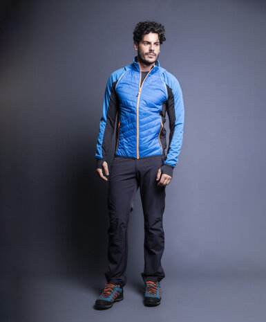 wandelbroek heren nylon antraciet maat XXL