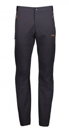 wandelbroek heren nylon antraciet maat 3XL