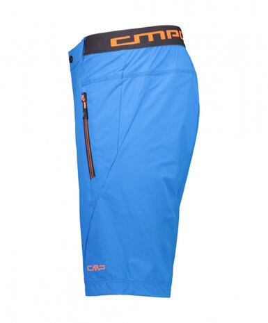 wandelshort heren nylon blauw maat XXL