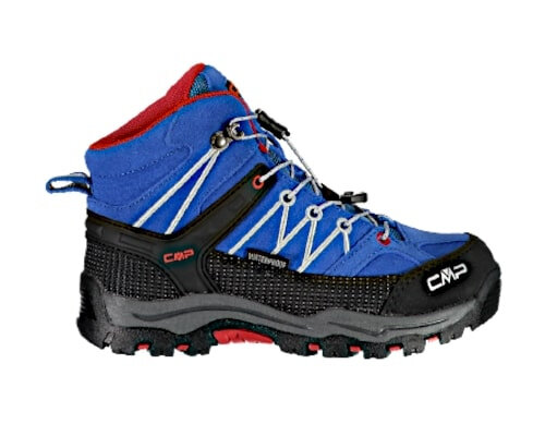 wandelschoenen Rigel Mid junior su&egrave;de blauw/zwart maat 32