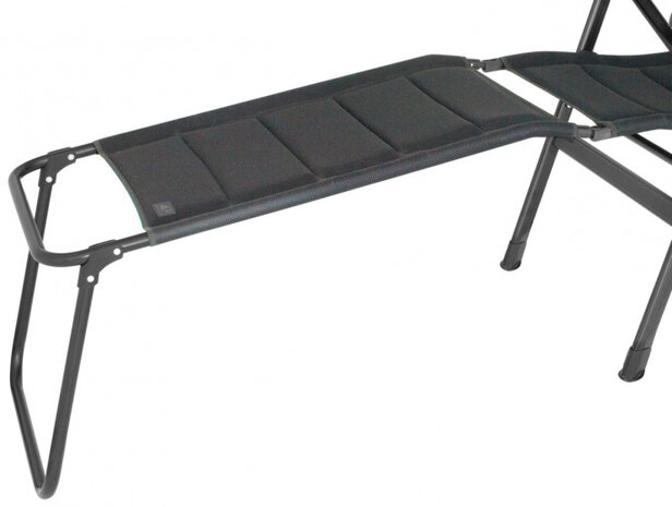 voetenbank Kendal 94 x 51 x 48 cm polyester grijs