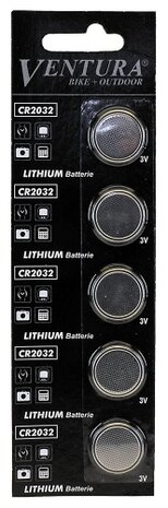 batterij lithium 3V CR2032 per 5 stuks