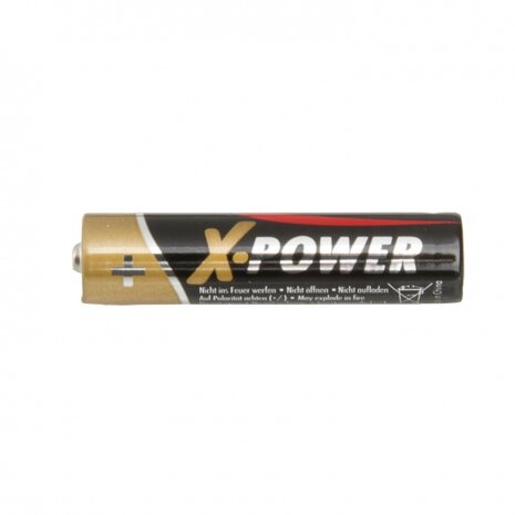 batterijen X-power AAA alkaline per 4 stuks