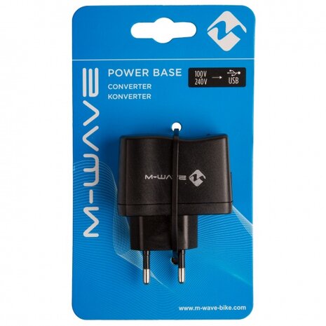 Converter AC naar USB zwart
