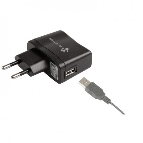 Converter AC naar USB zwart
