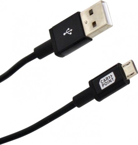 oplaadkabel micro USB 100 cm zwart