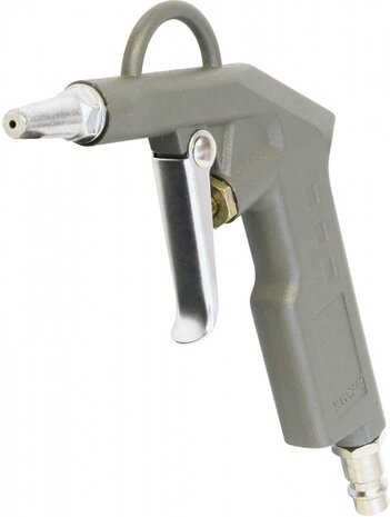 luchtpistool met korte bek aluminium grjis