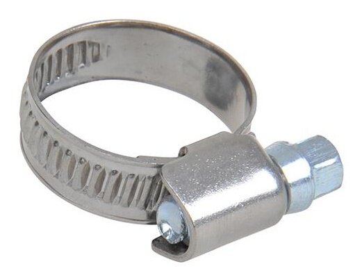 slangklem 25-40 mm RVS (aisi 316) zilver 52 mm