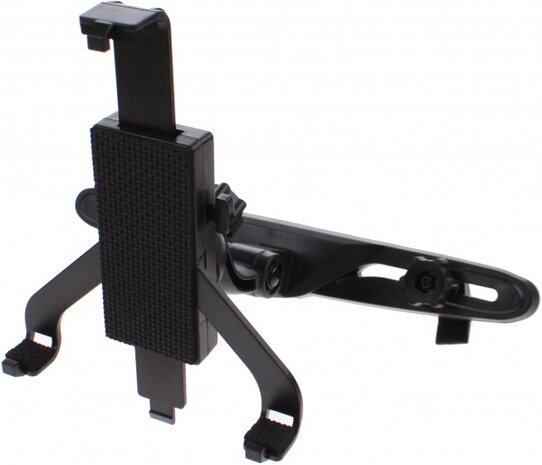 universele tablethouder hoofdsteun 125-205 mm zwart