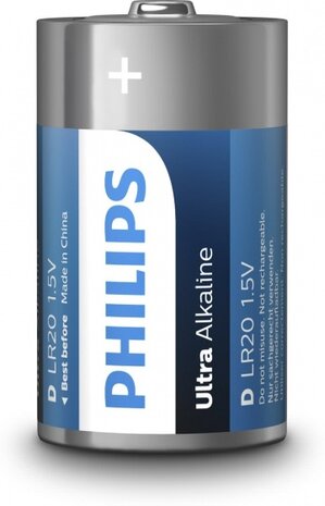 batterijen D/LR20 Ultra Alkaline 2 stuks