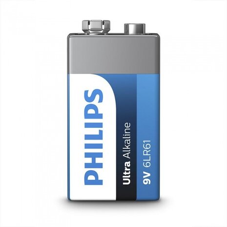 batterij 9 Volt Ultra Alkaline 6LR61 9V