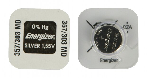knoopcelbatterij SR44/SR1154 W 1,55V per stuk
