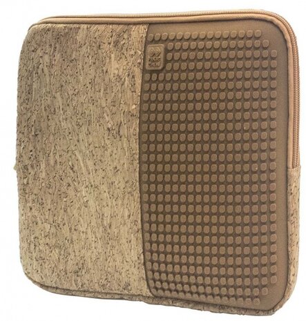 tablethoes Cork met siliconen paneel bruin