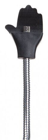 micro USB-kabel 2-in-1 hand 58 cm zwart/zilver