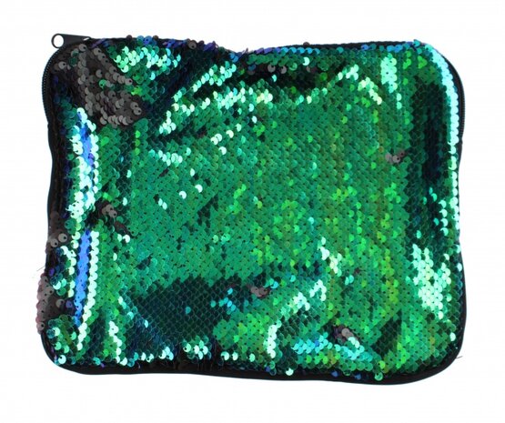tablethoes met pailletten 10.1 inch groen