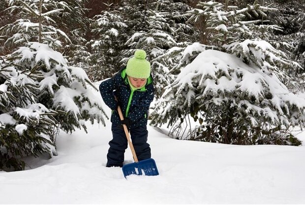 sneeuwschuiver junior blauw 94,5 cm