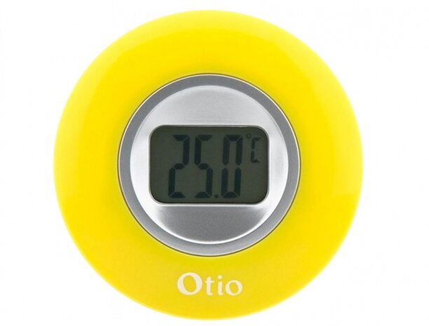 binnenthermometer met lcd-scherm 77 mm geel